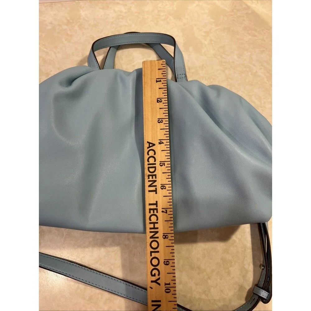 INC International Concepts Shoulder Crossbody Satchel Vegan Purse Bluebell NWOT